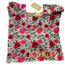 Load image into Gallery viewer, Collection Gagana - Rose Pink with all over Gold sequence work Georgette Lehenga with Beige Assam Silk with all-over Embroidered Blouse