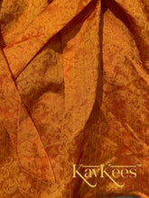 Load image into Gallery viewer, Collection Gowri - Bright Yellow Jacquard Silk Cotton Long Frock/Gown