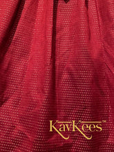 Load image into Gallery viewer, Collection Chandira- Maroon Chanderi Cotton Silk Skirt with Golden Mustard Dupion Silk Blouse with Embroidery