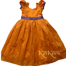 Load image into Gallery viewer, Collection Gowri - Bright Yellow Jacquard Silk Cotton Long Frock/Gown